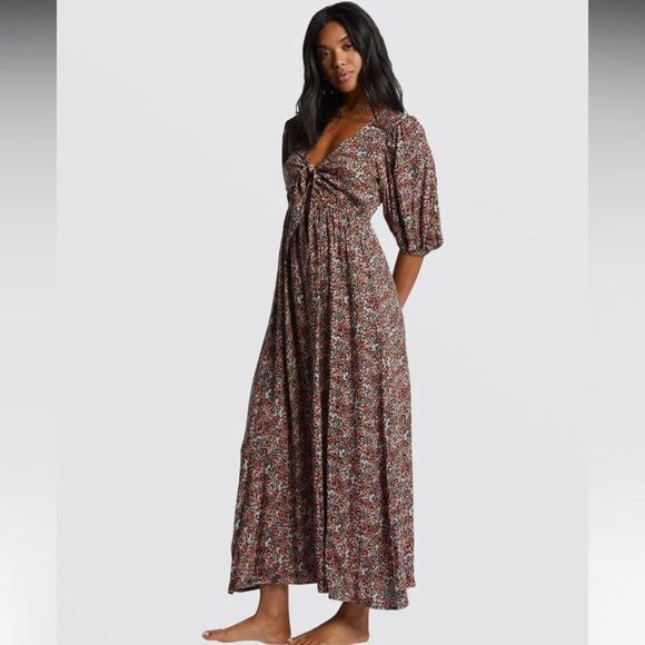 Billabong Night Fall Maxi Dress - Picture 4 of 9